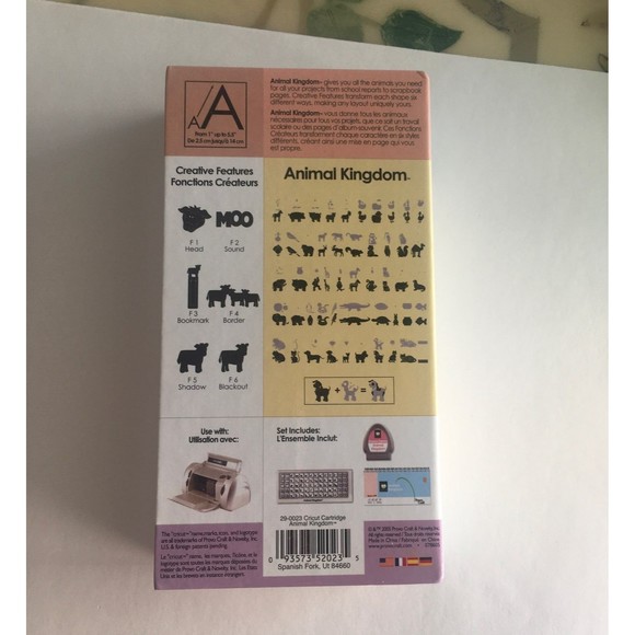 Cricut Cartridge ANIMAL KING - Picture 3 of 5